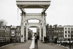 Portfolio Bruiloft D&M - Brug in Amsterdam