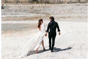 bruidspaar steengroef